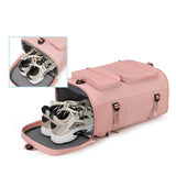 Water Repellent Backpack  Travel Luggage Carry-on Hand Shoulder Duffle Bag Pink