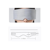 Sleep Eye Masks with Adjustable Strap for Sleeping Block Light Gray