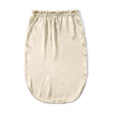 Silk Long Hair Bonnet for Sleeping Elastic Satin Sleep Cap for Women Beige