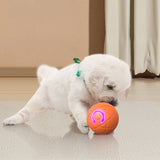 2Pcs 5CM Automatic Moving Ball Toys for Cats USB Rechargeable Interactive Cat Bouncing Toys