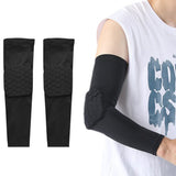 Pair of Elbow Sleeve Support Brace Pads Compression Arm Guard Gym Sports Protector
