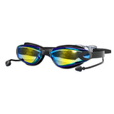 3-Piece Anti-Fog UV Swim Goggles Set with Case for Adults & Youth Black