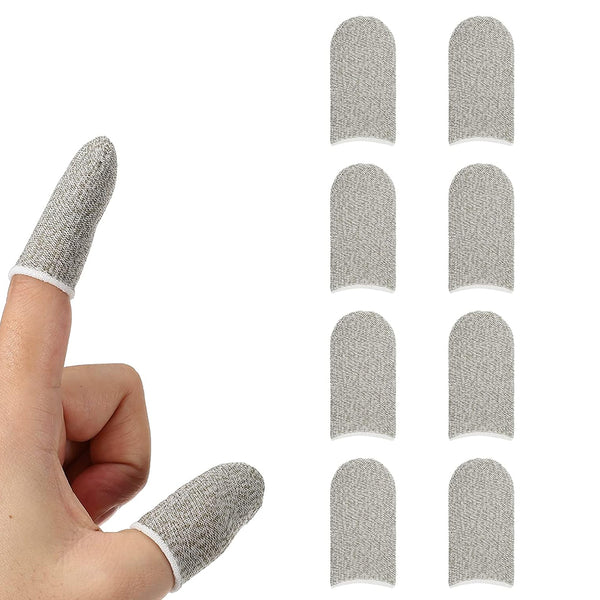 10 Pcs Copper Fiber Gaming Finger Sleeves – Anti-Sweat & Ultra-Thin