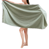 Magnetic Beach & Travel Towel 76x190cm – Super Absorbent Army Green