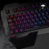 RGB Backlit Wireless Gaming Keyboard and Mouse Combo – Rechargeable