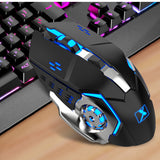 RGB Backlit Wireless Gaming Keyboard and Mouse Combo – Rechargeable