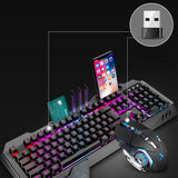 RGB Backlit Wireless Gaming Keyboard and Mouse Combo – Rechargeable