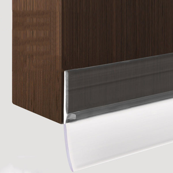 5.0x100cm Self-Adhesive Door Seal Strip for Drafts & Soundproofing Transparent