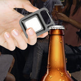 Rechargeable LED Security Warning Keychain Light – Portable for Camping