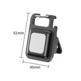 Rechargeable LED Security Warning Keychain Light – Portable for Camping