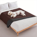 Waterproof Dog Furniture Protector – Pet Bed Mat & Sofa Cover Coffee