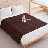 Waterproof Dog Furniture Protector – Pet Bed Mat & Sofa Cover Coffee