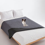 Waterproof Dog Furniture Protector – Pet Bed Mat & Sofa Cover Dark Gray