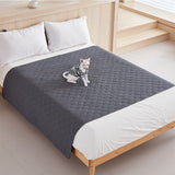 Waterproof Dog Furniture Protector – Pet Bed Mat & Sofa Cover Dark Gray