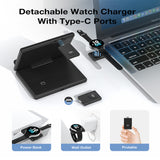 3-in-1 Foldable Wireless Charger with Watch Dock for Samsung Z Fold & Z Flip