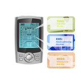 36-Mode EMS TENS Body Massager – Dual Channel Muscle Stimulator with Rechargeable Battery