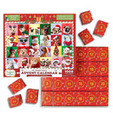 Christmas Advent Calendar Puzzle Blind Box – 24-Day Holiday Countdown Fun Style 1