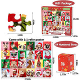 Christmas Advent Calendar Puzzle Blind Box – 24-Day Holiday Countdown Fun Style 1