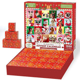 Christmas Advent Calendar Puzzle Blind Box – 24-Day Holiday Countdown Fun Style 1