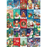 Christmas Advent Calendar Puzzle Blind Box – 24-Day Holiday Countdown Fun Style 2