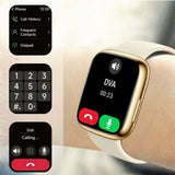 Smart Watch IDW26 for Men & Women with Heart Rate Blood Oxygen & Fitness Tracker Pink Gold