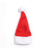 20 Pack Mini Christmas Hat Cutlery Holders Xmas Tableware Decorations for Holiday Table Settings