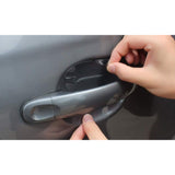 16Pcs Car Door Handle Scratch Protector Film Transparent Self Adhesive Door Cup Anti Scratch Guard