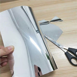 150x50cm Self Adhesive Mirror Sticker Sheet Flexible Non Glass Mirror Wall Sticker for Bedroom Living Room Home Decor