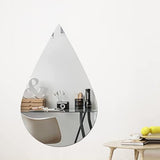 150x50cm Self Adhesive Mirror Sticker Sheet Flexible Non Glass Mirror Wall Sticker for Bedroom Living Room Home Decor