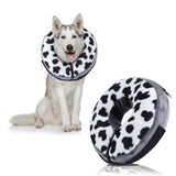 Soft Inflatable Pet Collar for Dogs Cats Adjustable Protective Collar with Hook and Loop Fastener Style 3