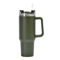 1200ml Thermal Mug Stainless Steel Water Bottle Travel Tumbler Green
