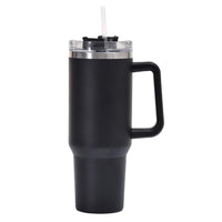 1200ml Thermal Mug Stainless Steel Water Bottle Travel Tumbler Black