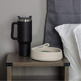 1200ml Thermal Mug Stainless Steel Water Bottle Travel Tumbler Black