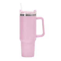 1200ml Thermal Mug Stainless Steel Water Bottle Travel Tumbler Pink