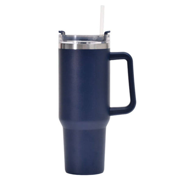 1200ml Thermal Mug Stainless Steel Water Bottle Travel Tumbler Navy Blue