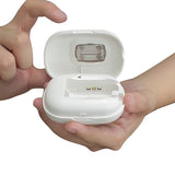 Portable Mini Sanitizer Toothbrush Head Case Rechargeable Toothbrush Sterilizer White