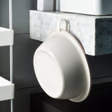 2Pcs Upper And Lower Double Washbasin Hook Storage Wall Hanger