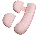Dual-use Pregnancy Body Pillows Maternity Side Sleeper Waist Support Pillow Sleeping Pillow Pink
