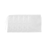 5PCS Reusable Mesh Sink Strainer Bags with Drawstring Stretchable Drain Filter Nets for Kitchen