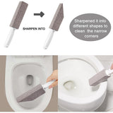 2Pcs Toilet Bowl Clean Brush with Handle