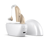 Rechargeable Hearing Aids for Seniors Noise Cancelling Hearing Aids Hearing Aids Amplifier Sound Assist Devices White