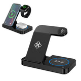3 In 1 Wireless Charger Fast Wireless Charging Station for Samsung iPhone Apple Watch