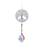 5Pcs Artificial Crystal Prism Suncatcher Rainbow Makers