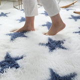 Plush Fluffy Rugs Bedroom Carpet Soft Living Room Rug Style 1