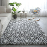 Plush Fluffy Rugs Bedroom Carpet Soft Living Room Rug Style 2