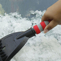 Ice Scraper for Car Windshield with Brush Gray