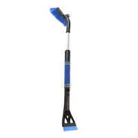 Snow Scraper with Extendable Snow Brush for Car Windshield Car Snow Removal Tool Blue