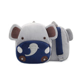 Cute Backpack Animal Cartoon Mini Travel Bag Grey Elephant