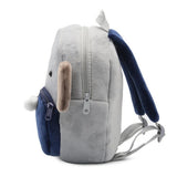 Cute Backpack Animal Cartoon Mini Travel Bag Grey Elephant