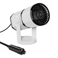 12V 2-in-1 Portable Car Heater Rotatable Car Fan for Window Defroster Demister